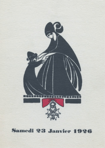 Personal invitation Lanvin, Legion of Honor celebration (thumbnail)