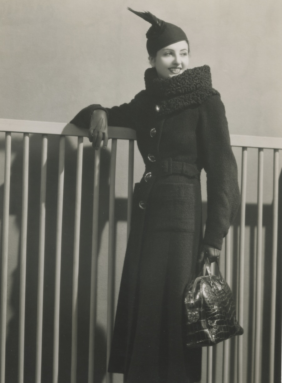 Martine PEYRE wearing a suit