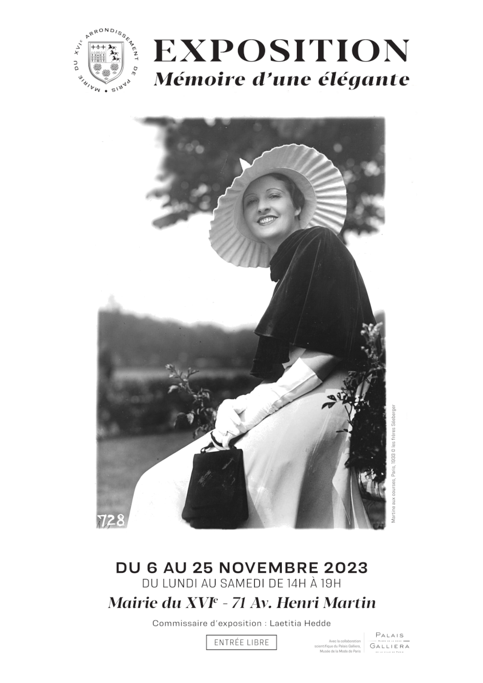 Memory of an Elegant Woman exhibition poster